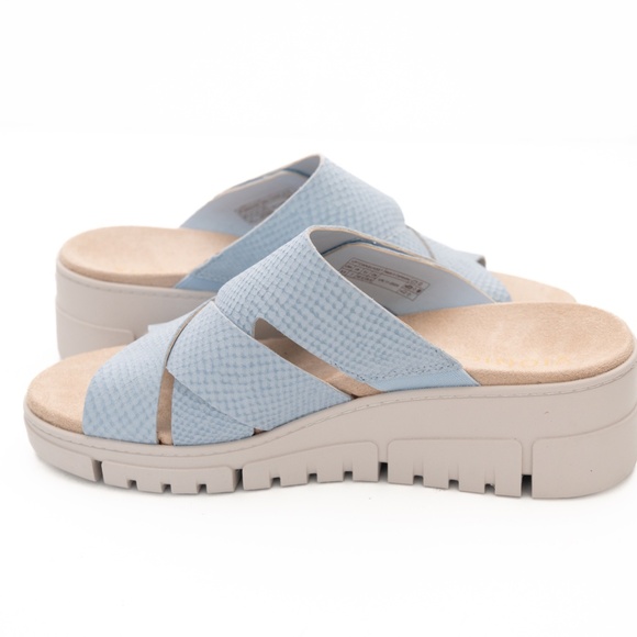 Vionic Uptown Sunset Wedge Sandal - Blue Size 9.5 - Picture 9 of 12